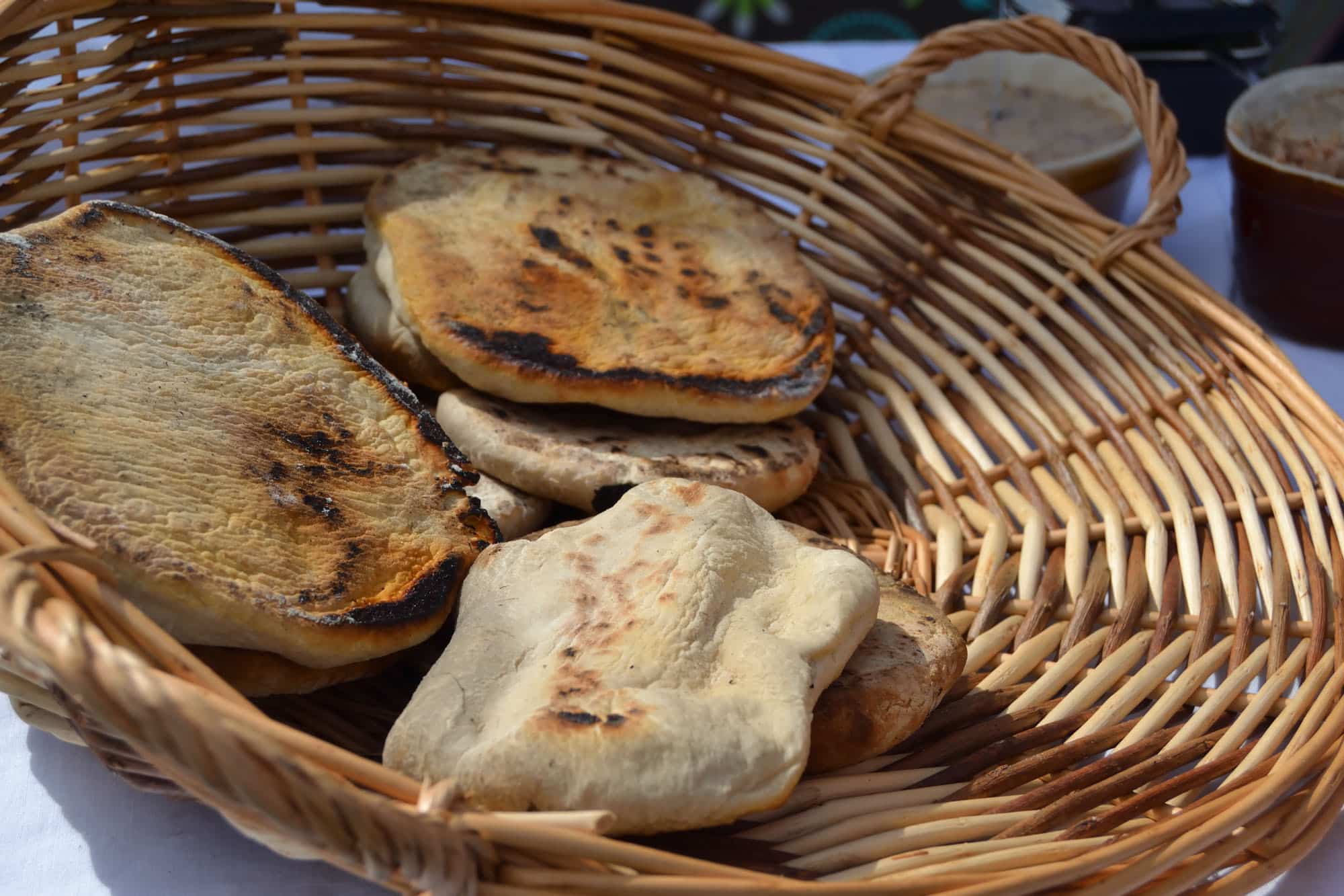 Galettes cuites pâte à pain