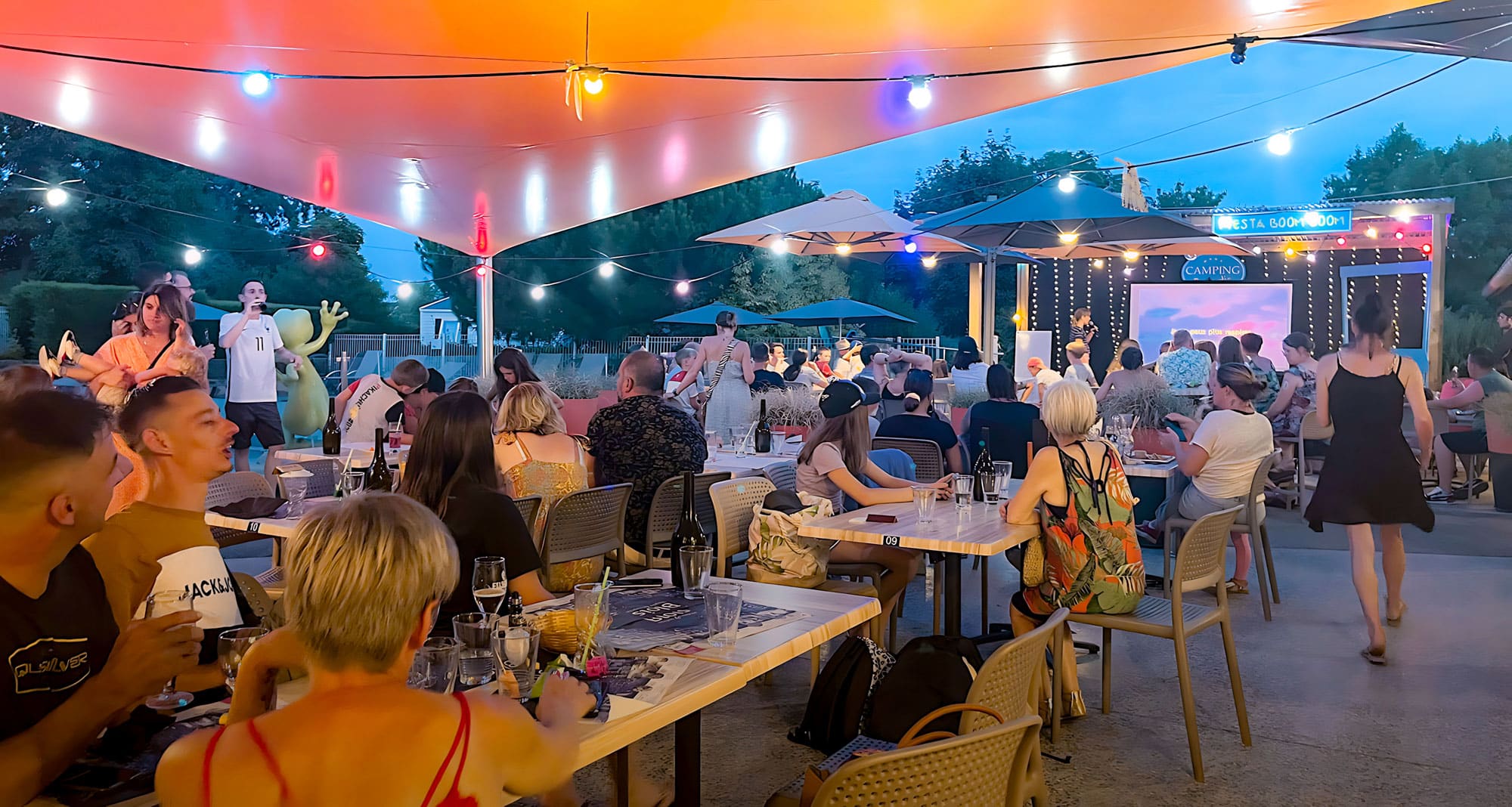 animation apero camping paradis