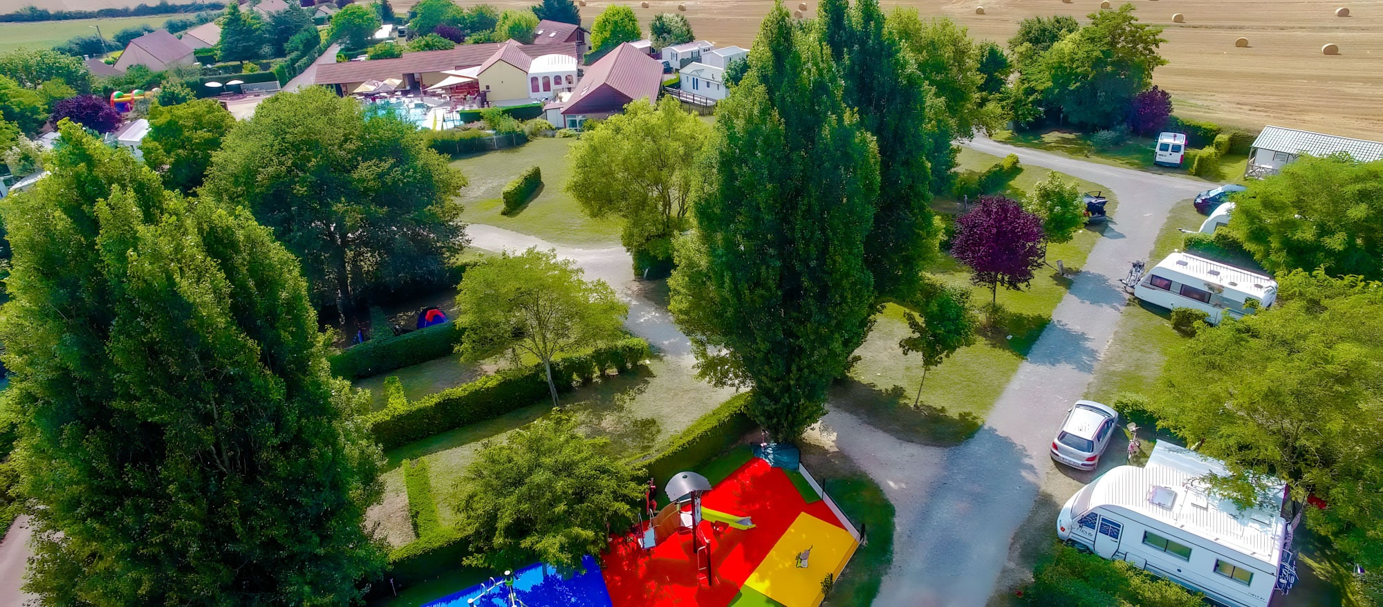 Emplacements camping nature