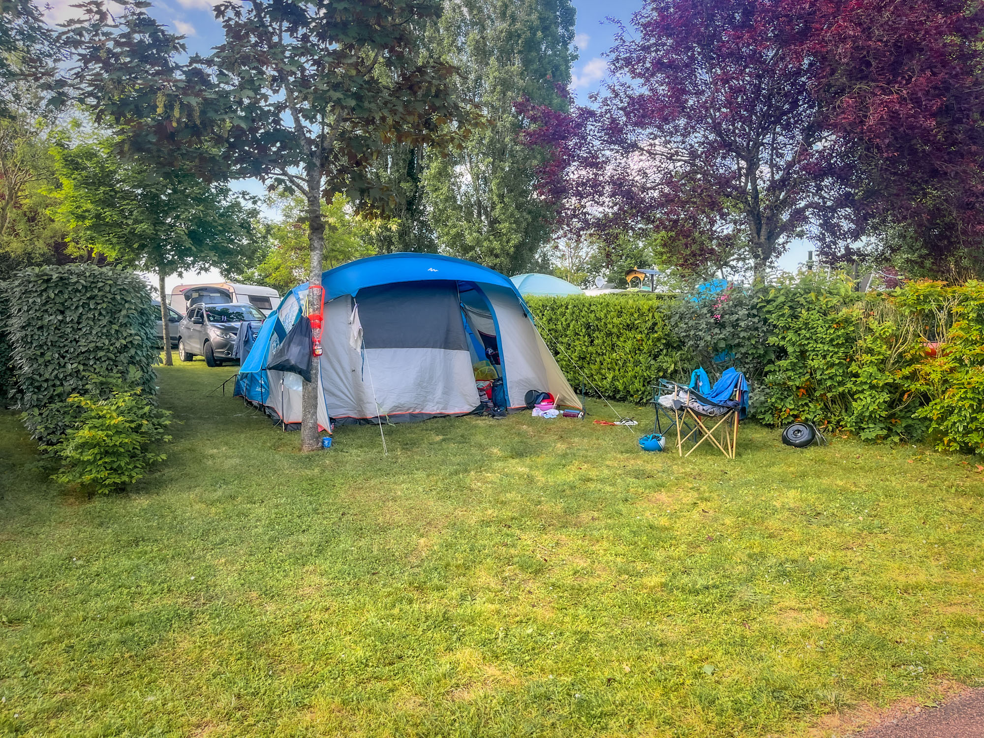 Emplacements camping nature